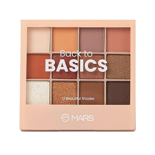 Back to Basics best eyeshadow Palette contains 12 different shades that are curated to provide a range of colors