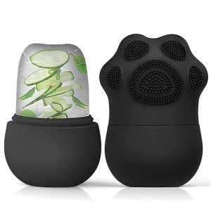 The gentle, targeted pressure and cold from a face ice roller provide this essential external stimulation which helps in glo& hydration.